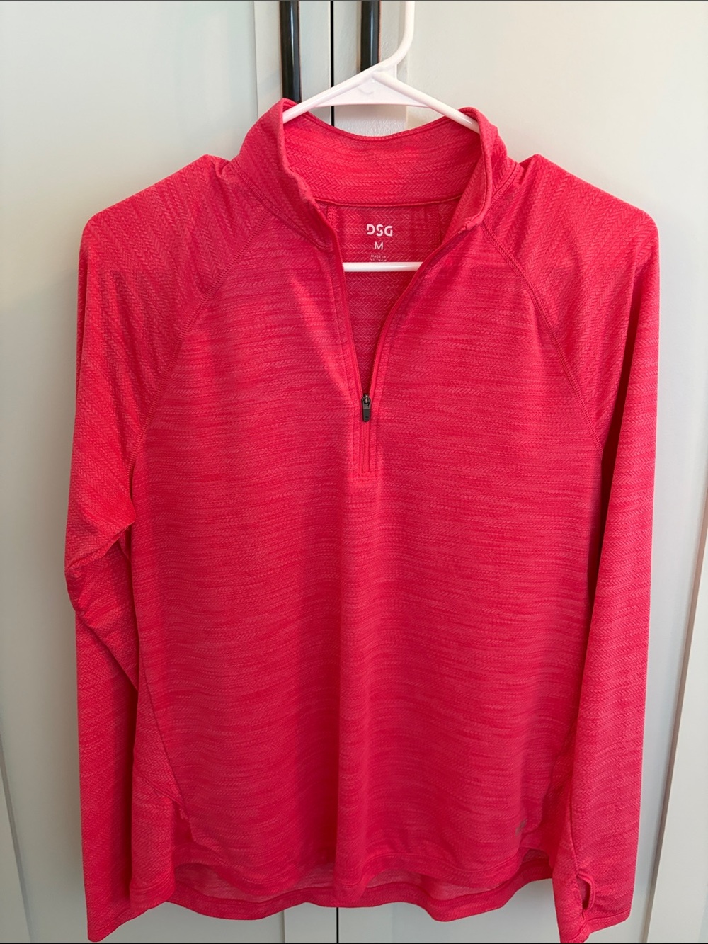 DSG Women's Hot Pink Quarter-Zip Pullover
